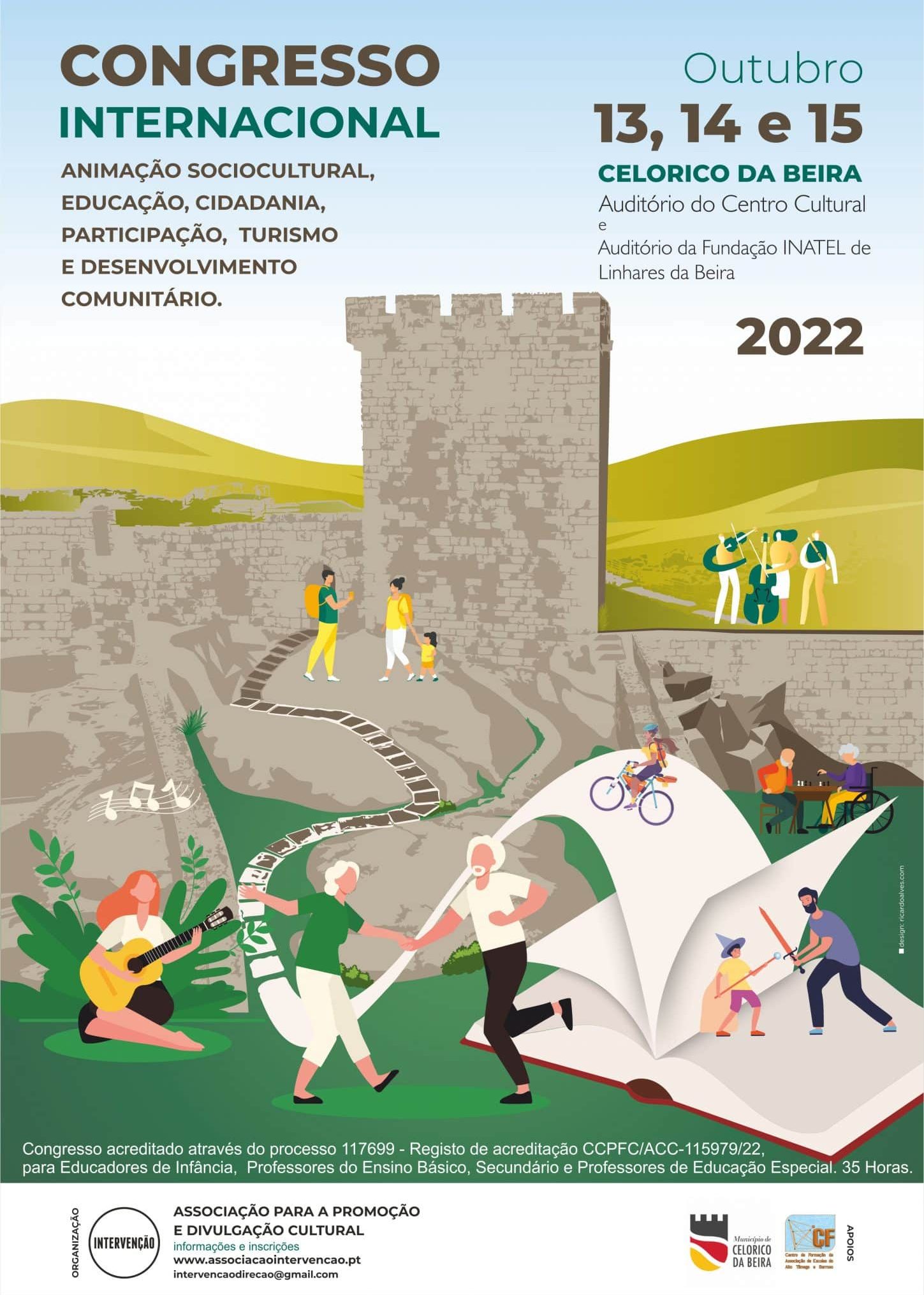 Animação Sociocultural, Educação, Cidadania, Participação, Turismo e Desenvolvimento Comunitário.